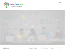 Tablet Screenshot of helpfundme.com